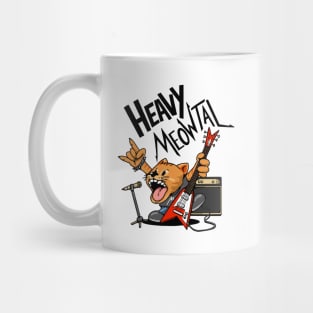 Heavy Meowtal Mug